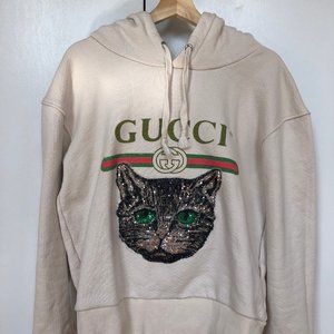 Gucci Mystic Cat Sequin Hoodie
